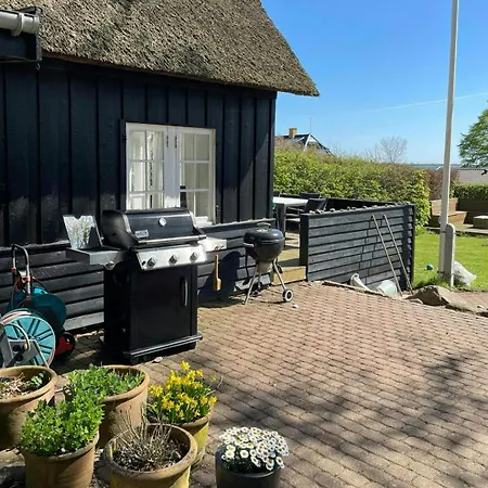 Сasa de vacaciones Thatched Wooden House With Sea View Haderslev